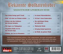 Bekannte Soldatenlieder Folge 2, CD