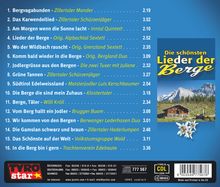 Die schönsten Lieder der Berge, CD