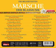 Die beliebtesten Märsche der Blasmusik, CD