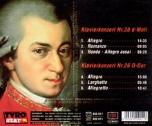 Wolfgang Amadeus Mozart (1756-1791): Klavierkonzerte-Nr.20 U, CD