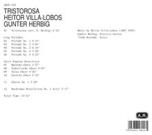 Heitor Villa-Lobos (1887-1959): Werke für E-Gitarre "Tristorosa", CD