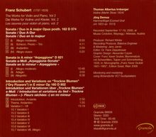 Franz Schubert (1797-1828): Werke für Violine &amp; Klavier Vol.1, CD