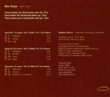 Max Reger (1873-1916): Suiten für Cello solo op.131c Nr.1-3, CD