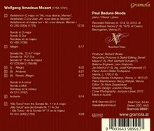 Wolfgang Amadeus Mozart (1756-1791): Klavierwerke, CD