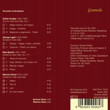 Amiram Ganz &amp; Maxime Ganz - Accords contrastans, CD