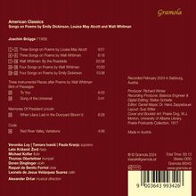 Joachim Brügge (geb. 1958): Lieder "American Classics", CD