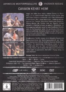 Carmen kehrt heim (OmU), DVD