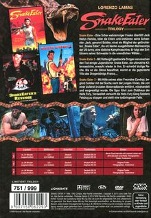 Snake Eater Trilogy (Mediabook), 3 DVDs