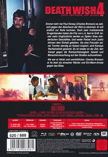 Death Wish 4 - Das Weisse im Auge (Blu-ray &amp; DVD im Mediabook), 1 Blu-ray Disc und 1 DVD