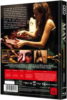 May - Die Schneiderin des Todes (Blu-ray &amp; DVD im Mediabook), 1 Blu-ray Disc und 1 DVD