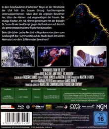 Ein Fischerdorf wird von Unterwassermonstern heimgesucht. Zwei blutige Szenen und ein großes Monster sind dargestellt. FSK ab 16.