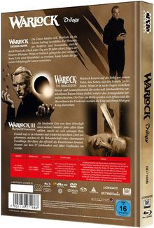 Warlock Trilogy (Blu-ray im Mediabook), 3 Blu-ray Discs