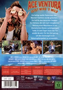 Ace Ventura 2: Jetzt wird's wild (Blu-ray &amp; DVD im Mediabook), 1 Blu-ray Disc und 1 DVD