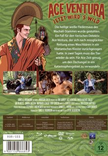 Ace Ventura 2: Jetzt wird's wild (Blu-ray &amp; DVD im Mediabook), 1 Blu-ray Disc und 1 DVD