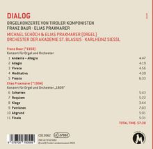 Dialog - Orgelkonzerte von Tiroler Komponisten, CD