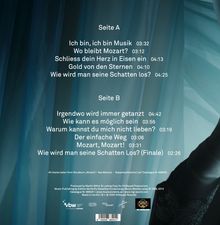 Seite A: Ich bin, ich bin Musik 3:32. Seite B: Irgendwo wird immer getanzt 4:42. Hintergrund in Blau- und Grüntönen.