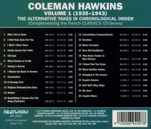 Coleman Hawkins (1904-1969): Vol. 1 (1935 - 1943): The Alternative Takes, CD