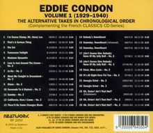 Eddie Condon (1905-1973): Alternative Takes Vol.1: 1929-1940, CD