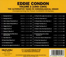 Eddie Condon (1905-1973): Alternative Takes Vol.2: 1940-1944, CD