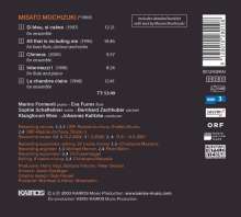 Misato Mochizuki (geb. 1969): La chambre claire für Ensemble, CD