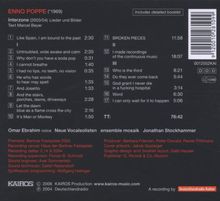 Enno Poppe (geb. 1969): Lieder &amp; Bilder "Interzone", CD