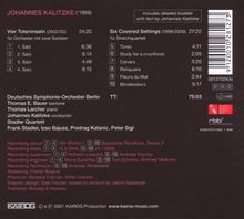 Johannes Kalitzke (geb. 1959): Vier Toteninseln für 2 Solisten &amp; Orchester, CD