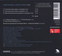 Jose Manuel Lopez Lopez (geb. 1956): Klavierkonzert, CD