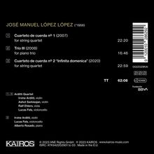 Jose Manuel Lopez Lopez (geb. 1956): Streichquartette Nr.1 &amp; 2, CD
