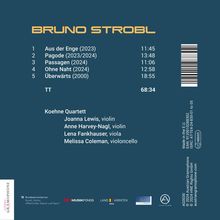 Bruno Strobl (geb. 1949): Streichquartette, CD