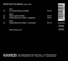 Morton Feldman (1926-1987): Späte Klavierwerke, 3 CDs