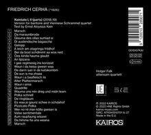 Friedrich Cerha (1926-2023): Keintate I, II (parts) für Bariton &amp; Wiener Schrammel Quartett, CD
