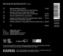 Wojciech Blazejczyk (geb. 1981): Kammermusik General Theory of Relativity", CD