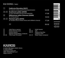 Kui Dong (geb. 1966): Painted Lights für gemischten Chor &amp; Kinderchor, CD