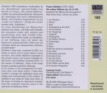 Franz Schubert (1797-1828): Die schöne Müllerin D.795 (Version für Männerchor), CD