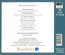 Richard Dünser (geb. 1959): Klavierwerke, CD