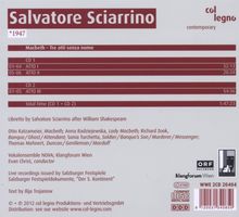 Salvatore Sciarrino (geb. 1947): Macbeth, 2 CDs