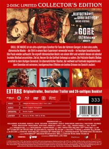 2-DISC LIMITED COLLECTOR'S EDITION, Blutgetränkt und Goretastisch, Extras: Originaltrailer, 90 Min., COVER A.