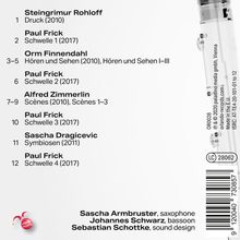Sascha Armbruster, Johannes Schwartz, Sebastian Schottke: Soundspaces, CD