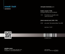 Christopher Hinterhuber - Rzewski/Bach, CD