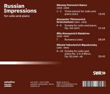 Ramon Jaffe - Russian Impressions für Cello &amp; Klavier, CD