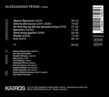 Alessandro Perini (geb. 1983): Kammermusik "The Expanded Body", CD