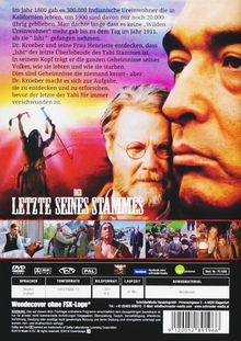 Der Letzte seines Stammes, DVD