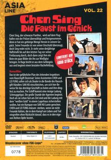 Chen Sing - Die Faust im Genick, DVD
