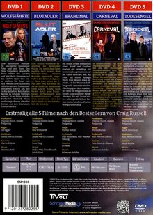 Jan Fabel - Die komplette Thriller-Reihe, 5 DVDs