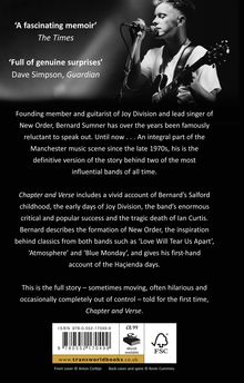 Bernard Sumner: Chapter and Verse - New Order, Joy Division and Me, Buch