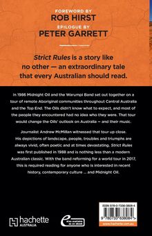 Vorwort von Rob Hirst, Epilog von Peter Garrett. "Strict Rules" ist eine außergewöhnliche Geschichte.