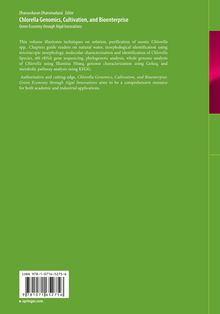 Grüner Hintergrund, Titel: "Chlorella Genomics, Cultivation, and Bioenterprise". ISBN unten. Cover von Springer.