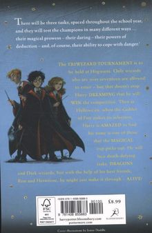 Joanne K. Rowling: Harry Potter 4 and the Goblet of Fire, Buch