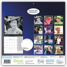 Carousel Calendars: Queen Elizabeth II Square Wall Calendar 2025, Buch