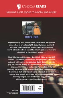 Oben steht "RANDOM READS". Darunter ist ein Foto eines Mannes vor einem Auto. Es folgen Textblöcke über ein Abenteuer.